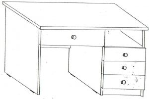 Инструкция для самостоятельной сборки письменного стола СтПБ-2