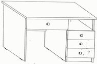 Инструкция по сборке письменного стола СтПБ-2