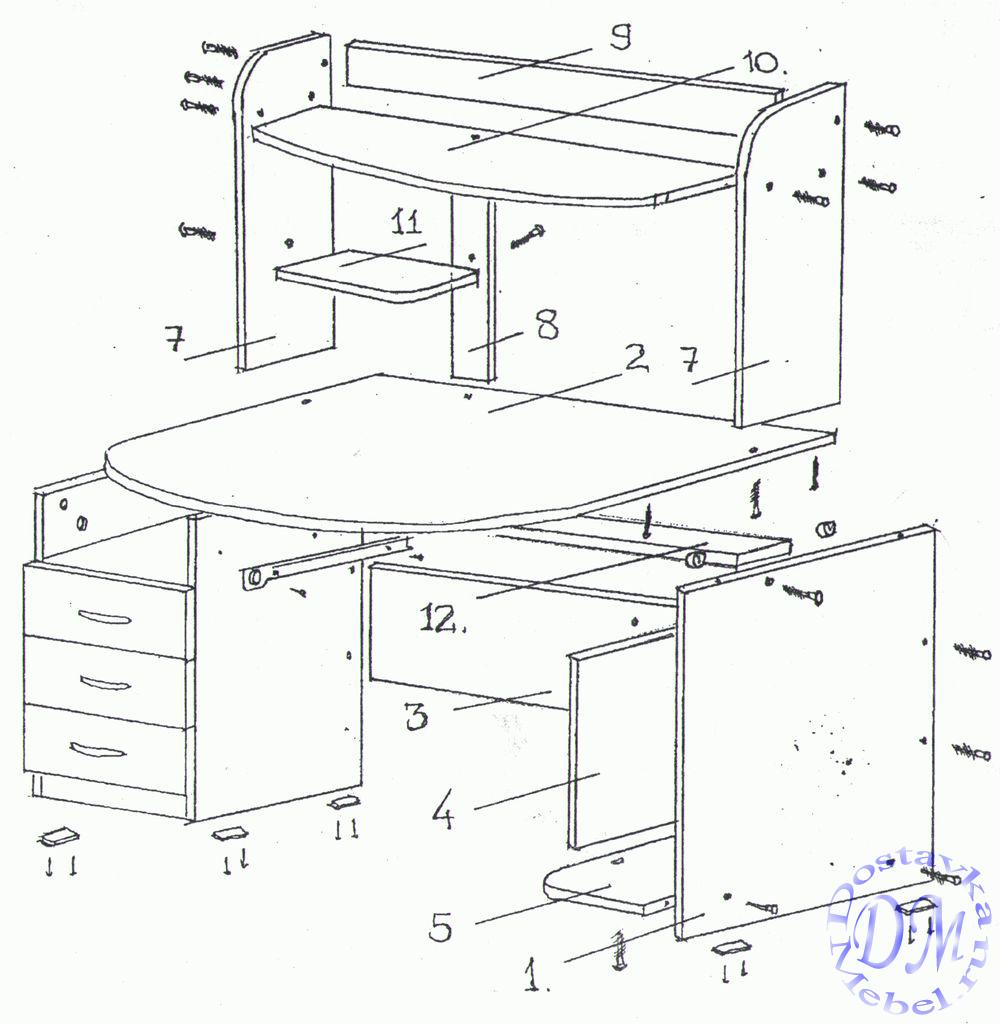 Инструкция по сборке стола фронда 3