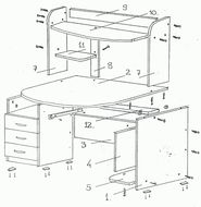 Инструкция по сборке компьютерного стола СТК-6