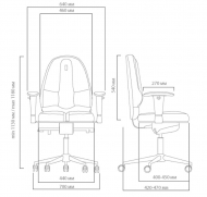 Кресло CLASSIC MAXI серый графит 1205 Продажи временно приостановлены