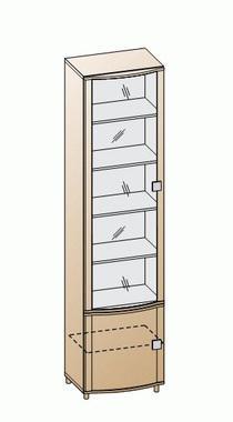 Модульная система Оливия ШК-308 шкаф многоцелевой