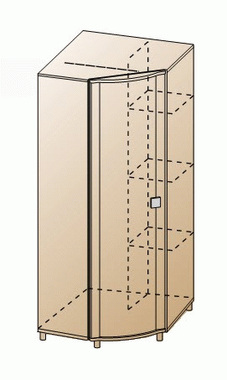 Модульная система Оливия ШК-310 шкаф для одежды и белья