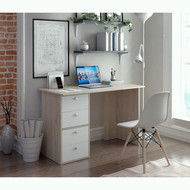 Компьютерный стол Прайм-41 цвет дуб сонома / белый