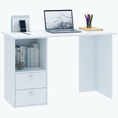 Компьютерный стол Прайм-43 цвет Белый