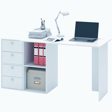 Компьютерный стол Прайм-46 цвет Белый