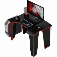 Стол игровой Страйкер-1 цвет Чёрный-Красный