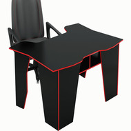 Стол игровой Страйкер-1 цвет Чёрный-Красный
