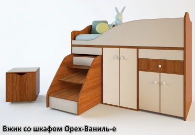 Детская мебель "ВЖИК" Орех-Ваниль