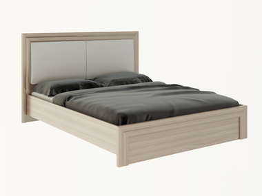 Спальня Глэдис Модуль 31 «Кровать 160 см.» с ламелями и мягкой частью