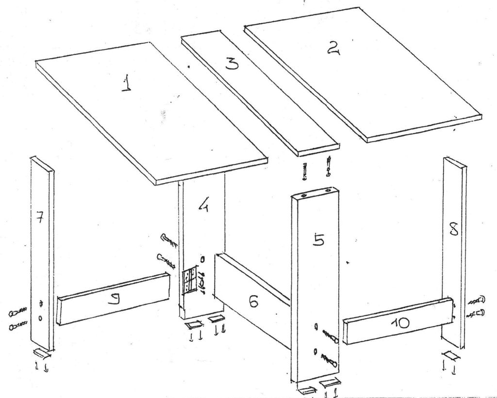 Инструкция по сборке стола тумбы