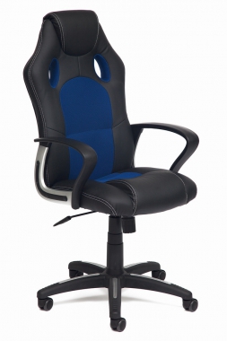 Компьютерное кресло RACER NEW черный/синий