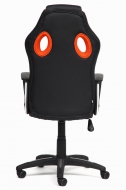 Компьютерное кресло Рейсер / RACER NEW кож/зам+ткань, черный/оранжевый, 36-6/07  СНЯТ!!!