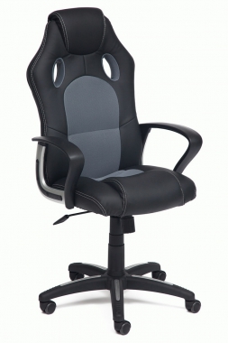 Компьютерное кресло RACER NEW черный/серый