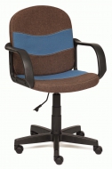 Компьютерное кресло Багги / BAGGI ткань, коричневый/синий, ЗМ7-147/С24