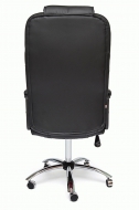 Компьютерное кресло Бергамо / BERGAMO хром кож/зам, черный, 36-6