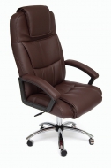 Компьютерное кресло Бергамо / BERGAMO хром кож/зам, коричневый, 36-36