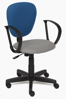 Компьютерное кресло СН413 серый/синий