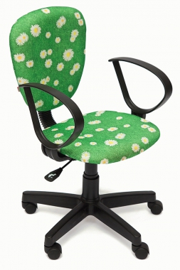 Компьютерное кресло СН413 "Ромашки на зеленом"