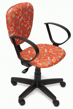 Компьютерное кресло СН413 "Якоря на красном"