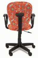 Компьютерное кресло СН413 ткань, "Якоря на красном"  СНЯТ!!!