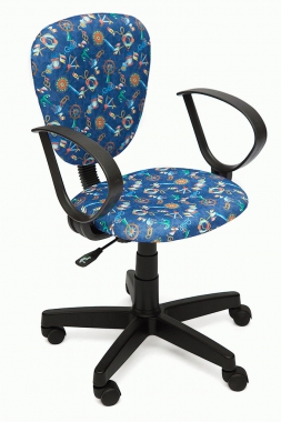 Компьютерное кресло СН413 "Якоря на синем"  