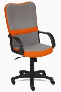 Компьютерное кресло СН757 ткань, серый/оранжевый, С27/С23