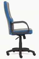 Компьютерное кресло СН757 ткань, Ткань, серый/синий, С27/С24 СНЯТ!!!
