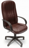 Компьютерное кресло CH833 кож/зам, коричневый, 36-36