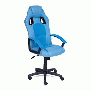 Компьютерное кресло DRIVER ткань голубой