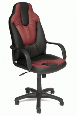 Компьютерное кресло NEO1 черный/бордо