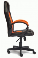 Компьютерное кресло Рейсер / RACER GT кож/зам+ткань, черный/оранжевый, 36-6/07  СНЯТ!!!