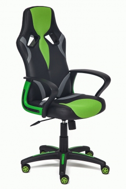 Компьютерное кресло RUNNER черный/зеленый