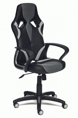 Компьютерное кресло RUNNER черный/серый