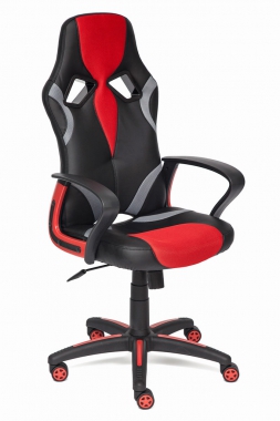 Компьютерное кресло RUNNER черный/красный