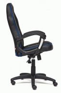 Компьютерное кресло Шумми / SHUMMY кож/зам+ткань, черный+синий, 36-6/36-39/11  СНЯТ!!!