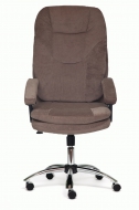 Компьютерное кресло Софти / SOFTY хром ткань, коричневый, смоки браун  СНЯТ!!!