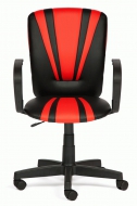 Компьютерное кресло Спектрум / SPECTRUM кож/зам, черный+красный, 36-6/36-161  СНЯТ!!!