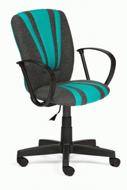 Компьютерное кресло SPECTRUM серый/бирюзовый