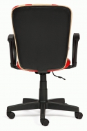 Компьютерное кресло Спектрум / SPECTRUM кож/зам, красный+бежевый, 36-161/36-34  СНЯТ!!!