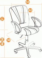 Компьютерное кресло Спектрум / SPECTRUM ткань, серый/бирюзовый, 207/2607  СНЯТ!!!