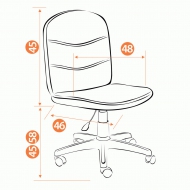 Компьютерное кресло Степ / STEP ткань, коричневый/серый, 3М7-147/С27  СНЯТ!!!