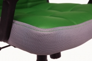 Компьютерное кресло Тренди / TRENDY кож/зам/ткань,  зеленый/серый, 36-001/12 СНЯТ!!!