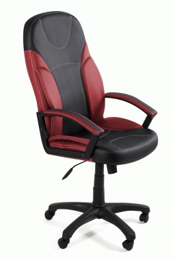 Компьютерное кресло TWISTER черный+бордо
