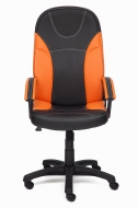 Компьютерное кресло Твистер / TWISTER кож/зам, черный+оранжевый, 36-6/14-43 СНЯТ!!!