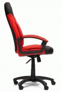 Компьютерное кресло Твистер / TWISTER кож/зам, черный+красный, 36-6/36-161