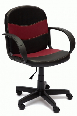 Компьютерное кресло BAGGI черный/бордо