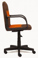 Компьютерное кресло Багги / BAGGI ткань, Коричневый/оранжевый, ЗМ7/С23