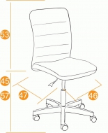 Компьютерное кресло Бесто / BESTO ткань, коричневый/серый, зм7-147/с27  СНЯТ!!!
