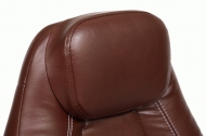 Компьютерное кресло Босс / BOSS хром кож/зам, коричневый 2 TONE/коричневый перфорированный 2 TONE СНЯТ!!!